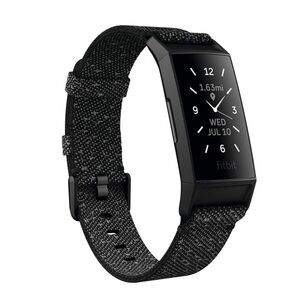 Fitbit Charge 4 w/extra woven bands and all accessories